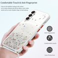 thumbnail image 6 of Compatible with Samsung S24 Plus Case Glitter with Adjustable Lanyard Strap, Phone Samsung Galaxy S24 Plus Case Silicone Transparent Soft TPU Women Girls Shockproof Protective Slim Cover (Clear), 6 of 14