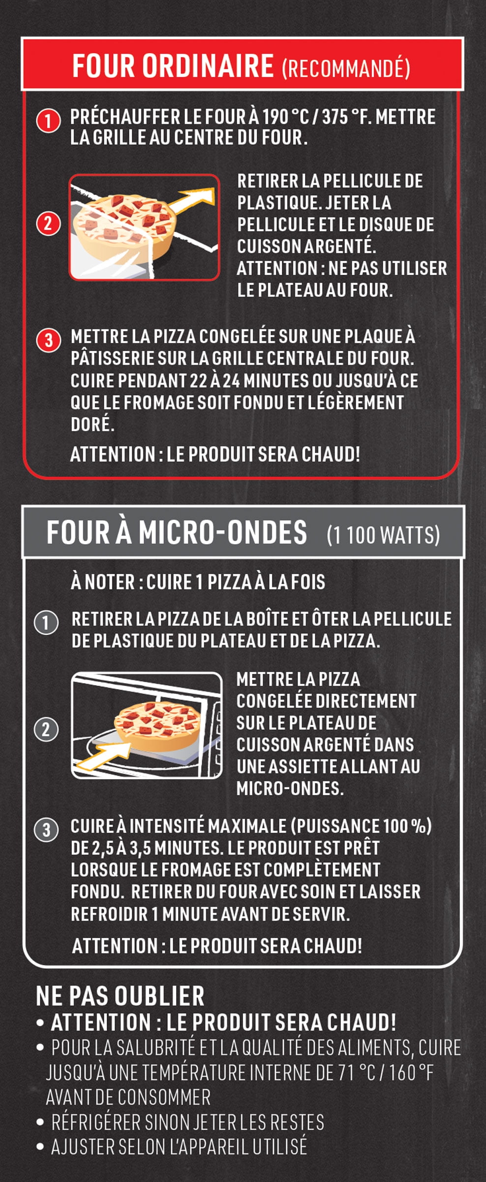 Pizza Deep Dish Pepperoni Red Baron en portion individuelle