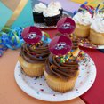 thumbnail image 4 of NHL Colorado Avalanche Logos Cupcake Picks Toppers Decoration Set of 6, 4 of 7