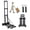 290lbs, variant on VEVOR Folding Hand Truck, 110 lbs Load Capacity, Collapsible Luggage Cart with 2 Wheels & 1 Elastic Rope, Utility Dolly Platform Cart for Airport Travel Furniture Luggage Office Moving, Black