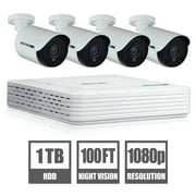 Night Owl 4 Channel 1080p DVR with 4 x 1080p Cameras and 1 TB HDD