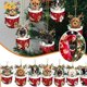 thumbnail image 2 of Lindos adornos colgantes para árbol de Navidad con forma de perro salchicha, colgantes para el hogar, decoraciones navideñas, regalos de Año Nuevo 2024, 2 of 5