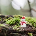 thumbnail image 5 of Rhewides 10pcs Mini Snowman Figures Christmas Ornaments Holiday Decorations Cake Toppers for Zen Garden and Festive Decor, 5 of 11