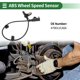 thumbnail image 2 of Sensor de velocidad de rueda ABS Unique Bargains Sensor ABS Sistema de frenos antibloqueo No.479011CA0A para Infiniti FX50 2009-2010 Trasero Izquierdo, 2 of 7