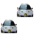 thumbnail image 2 of Transemion Elegant And Stylish Simulation White Rose For Wedding Decorations Effective Decorations Polyester yellow 2Set, 2 of 6
