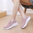 thumbnail image 5 of NexTorq Women's Walking Tennis Shoes Slip On Sneaker Comfortable Lightweight Casual Athletic Gym Shoes Pink 40, 5 of 9