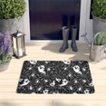 thumbnail image 2 of Ghost and Spider Web Halloween Flannel Non Slip Door Rugs,Washable Door Mats Indoor,Decorative Door Mats,Dirt-Resistant and Absorbent Doormat for Entrance,Bedroom,Kitchen,Bathroom,23.5"x16", 2 of 5