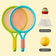 thumbnail image 1 of Clearance! JMYHOAM Children Badminton Racket Set Double Tennis Rackets Parent Child Interactive Indoor Outdoor Elementary School Students Sports Toy Gift, 1 of 8