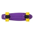 thumbnail image 3 of Skate 22 Inch Mini Plastic Cruiser Complete Skateboard With Strong Custom Injection Molded Deck - Smooth 85A 59mm PU Wheels With High Speed ABEC 7 Bearings, 3 of 4