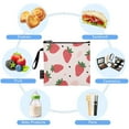 thumbnail image 5 of Dailycode Reusable Ziploc Bags Leakproof Sandwich Snack Freezer Bags Cartoon Strawberry 3 pack, 5 of 7