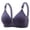 BT20_Blue, variant on Womens Soft Comfortable No Underwire Bras Seamless Push Up Bralettes Full Coverage Striped Bra Complexion 38