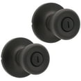 thumbnail image 4 of (3 pack) Lokhaus Privacy Tulip Doorknob Matte Black 2 Count, 4 of 15