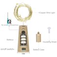 thumbnail image 4 of Luces LED para botellas LoveNite, 20 LED, blanco cálido, paquete de 15, 4 of 6