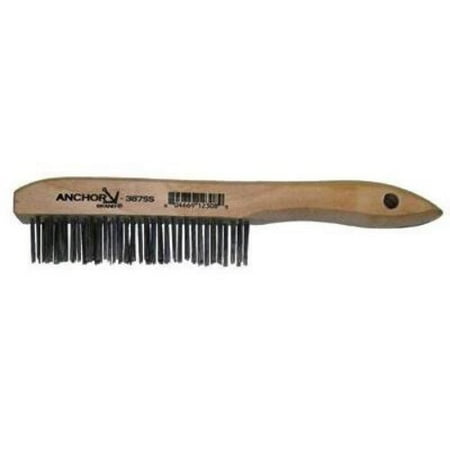 Nasco Replacement - Ors Nasco 102-387SS Hand Scratch Brush, Carbon Steel Shoe, Wood Handle