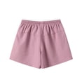 thumbnail image 5 of Tigivemen Workout Running Shorts Girls Athletic Shorts Summer Basketball Soccer Sweatshorts with Pockets for Kids Purple 9-10 Years, 5 of 5