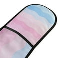 thumbnail image 4 of Yayeee Double Oven Mitt Kitchen Heat Resistant Baking 35" x7" Quilted Glove, Light Pink Stripes, 4 of 6
