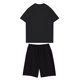 thumbnail image 3 of Sueño Conjunto de jogging informal para niños combinado con pantalones cortos de manga corta Conjunto de dos piezas Naranja 120, 3 of 4