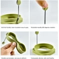thumbnail image 5 of 5 PCS Silicone Double Sided Egg Frying Rings with Heat Insulation Handle Quadrate Round Dual Use Omelet Mold Creative Cooking Mold, 5 of 5