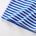 thumbnail image 3 of Ticikt Boys' Short Sleeve Striped Crewneck T-Shirts Top Tee Size Toddler Kids Solid Color Shirts Boys Girls Casual Base Blouse,Color:Blue,Size:8-10 Years, 3 of 7