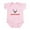 Petal Pink, variant on CafePress - NICE RACK Infant Bodysuit - Baby Light Bodysuit, Size Newborn - 24 Months