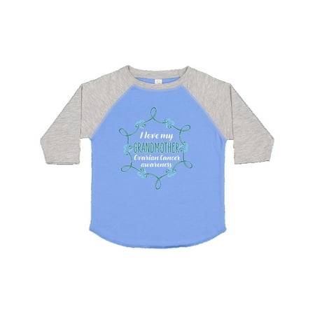 

Inktastic I Love My Grandmother Ovarian Cancer Awareness Gift Toddler Boy or Toddler Girl T-Shirt
