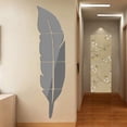 thumbnail image 5 of Plume 3D Mirror Wall Sticker Home Decor Living Room Bedroom Art Acrylic Sticker Mural Wall Decoration Waterproof Sticker  1#, 5 of 9