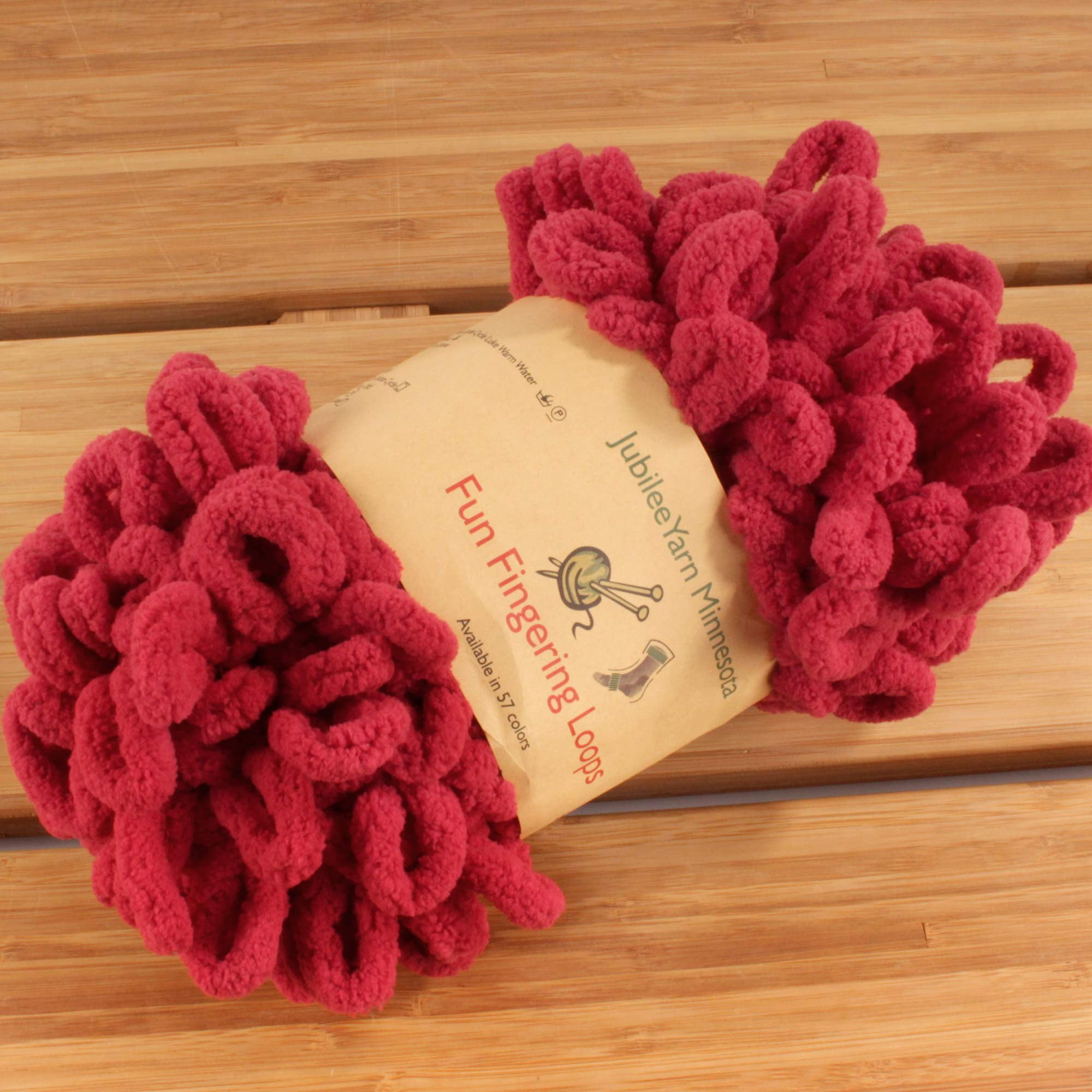 JubileeYarn Fun Finger Loops Yarn Polyester Jumbo Loop Yarn 100g