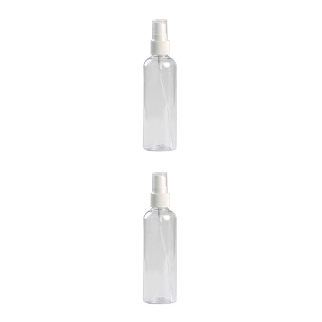 ziyahi 2/7 Pcs Bouteilles de Brume en Vaporisateur pour Animaux de Compagnie Transparentes Réutilisables Bouteilles de Brume Fine 10-200 ml transparent 100 ml 2 Ensembles