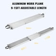 thumbnail image 3 of YUSAZENS Aluminum Telescoping Platform, 9FT-15FT Extendable Aluminum Platform, Durable Work Platform for Scaffold and Ladder Use, 3 of 8