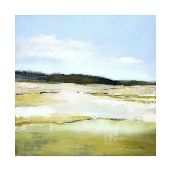 Canvas Wall Art - Rebecca Fox 'Hillside' Wall Art for Living Room, Bedroom, or Office Décor by Trademark Fine Art - 14 x 14 Inches