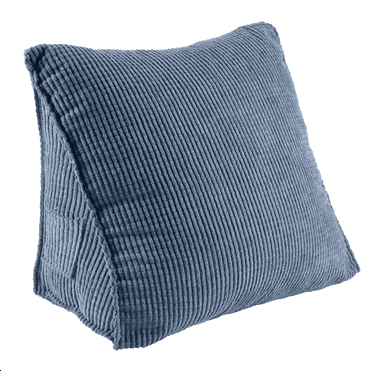 Reading Backrest Cushion Wedge Pillow Back Lumbar Pad Bed Office Chair Rest Support Pillow(Blue)