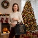 thumbnail image 5 of Christmas Black Color Handbag Non-Woven Shopping Bag Holiday Gift Gift Packaging Bag, 5 of 6