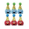 Gund Sesame Street 3.5 inch Birthday Beanbag Pals (3 Elmo and 3 Cookie Monster)
