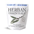 thumbnail image 1 of Toallitas de eucalipto Herban Essentials – Toallitas de aceite esencial para manos, toallitas faciales de viaje, toallitas húmedas naturales para manos, toallitas corporales envueltas individualmente,, 1 of 5