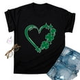 thumbnail image 4 of Herrnalise Women's St Patrick's Day T-Shirt Lucky Irish Shamrock Paddy's Day Round Neck Short Sleeve Graphic Tees Tops S-3XL, 4 of 4