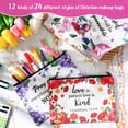 thumbnail image 3 of Bolsas de maquillaje Qeeenar Christian, bolsa de maquillaje Bible, 24 unidades, 3 of 7