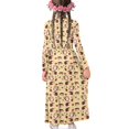 thumbnail image 5 of DISNIMO Cute Hedgehog Dress Girls Long Sleeve Dresses Size 5-6 Dresses for Kids Long Swing Dress with Pockets Long Sleeve Crew Neck Dress for Kids Girls Twirl Dresses Soft, 5 of 7