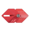thumbnail image 1 of Woodworking Measuring Ruler Trim Carpentry Tools Finishing Work Multi-Tool for Measuring and Marking Short Offsets,CNC-Machined Marking Ruler, 1 of 9
