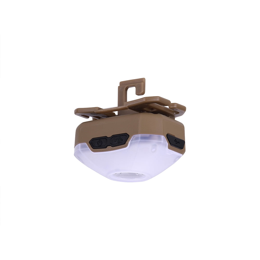 Claymore Heady2 (Tan) - Rechargeable LED Headlamp Flashlight, Lightweight for Camping, Running, Hiking, Emergency & Industrial Use. USB-C Charging, Up to 40 Hours Battery Life, Waterproof.