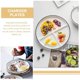 thumbnail image 3 of Ceramic Plate Divided Plate Dessert Salad Plate Dinner Plate Food Serving Plate, 3 of 3