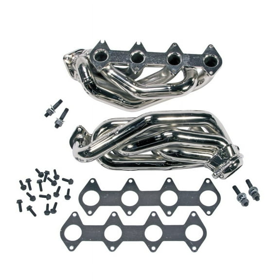 BBK PERFORMANCE 1612 05-10 FORD MUSTANG GT 1-5/8IN SHORTY TUNED-LENGTH HEADERS (CHROME)