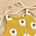 thumbnail image 3 of Kiapeise Baby Girls Summer One-Piece Jumpsuit Sleeveless Floral Strap Romper, 3 of 6