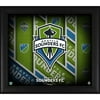 Seattle Sounders FC Framed 15" x 17" Team Threads Collage