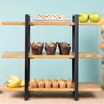 thumbnail image 1 of Cal Mil 1940-99 Black 3 Tier Shelf Reclaimed - Beige, 1 of 1
