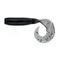 thumbnail image 1 of Yamamoto Gary Single Tail Grub 4", Smoke w/ large black, 1 of 4