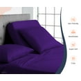 thumbnail image 3 of SGI Bedding Egyptian Cotton Top Split Sheet Set Solid Adjustable Bed 39" Split Head Cal King 600 TC 18" Deep Purple, 3 of 9
