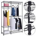 thumbnail image 2 of Costway 48"x18"x71" Closet Organizer Garment Rack Portable Clothes Hanger Shelf, 2 of 10