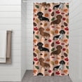 thumbnail image 2 of Fall Dachshund and Pumpkin Shower Curtain 36"x72" ,Bathroom Decorative Shower Curtains Set with 12 Hooks,Modern Waterproof Washable Shower Curtain, 2 of 6