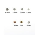thumbnail image 6 of 25Pcs/lot Durable Fishing High Quality 2.5mm/3.0mm/3.5mm Tungsten Beads Slotted Bead Fly Tying Material Tungsten Alloy COPPER-4.0MM, 6 of 8