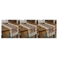 thumbnail image 4 of relayinert Comfortable Crochet Lace Table Runner For Easy Care Wedding Easy Wash Fitting wine red 40*200cm 3Set, 4 of 6